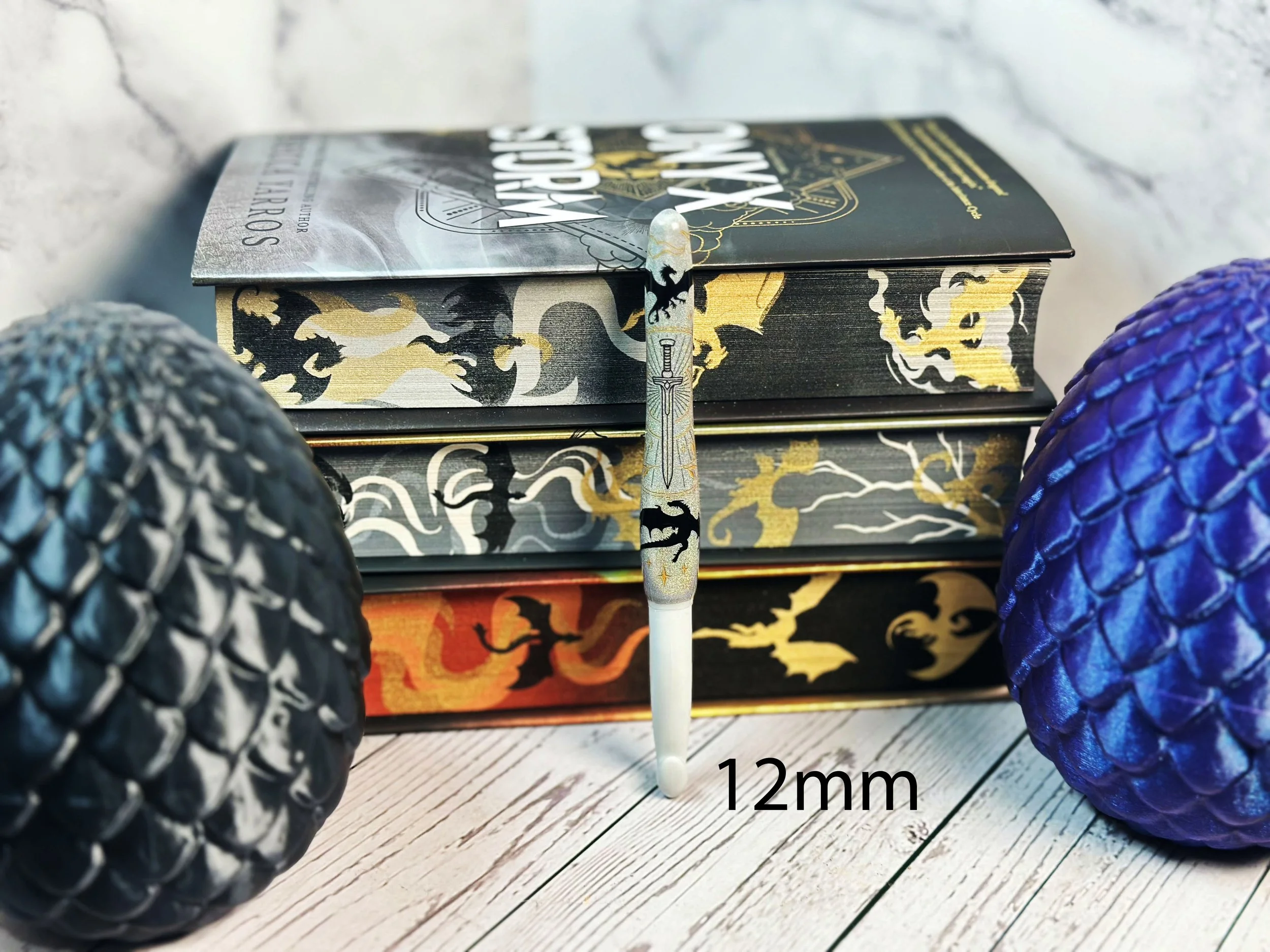 12mm Holographic Gray Fourth Wing