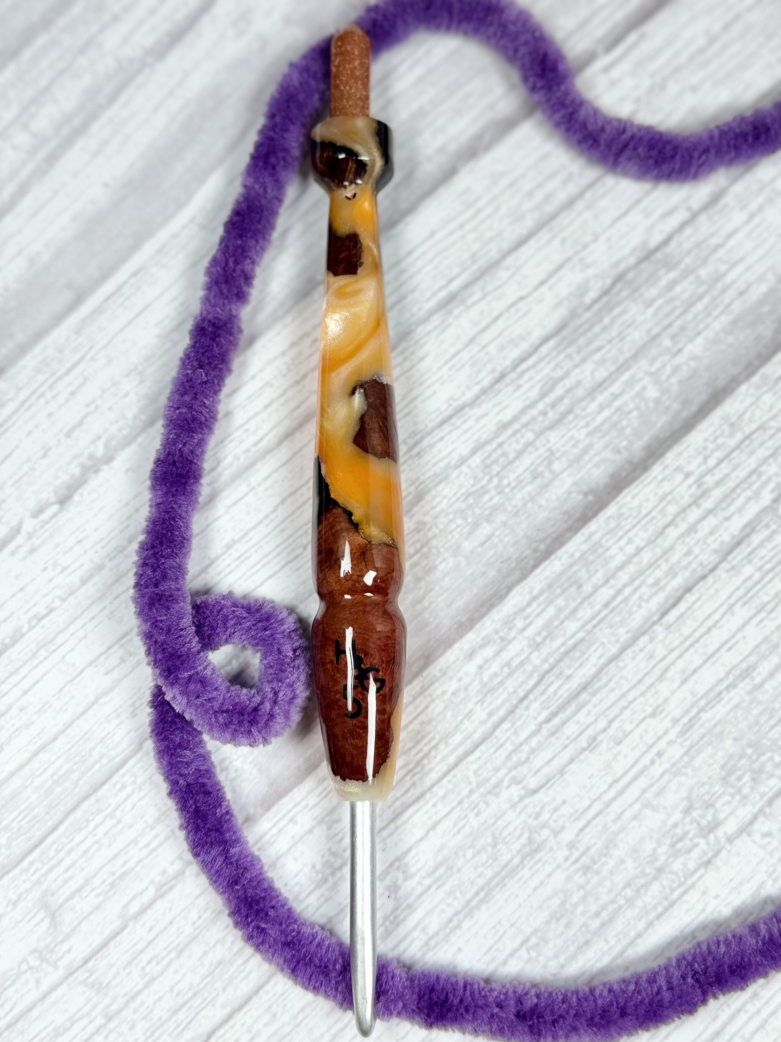 Clover_wood and resin_hand turned.jpeg