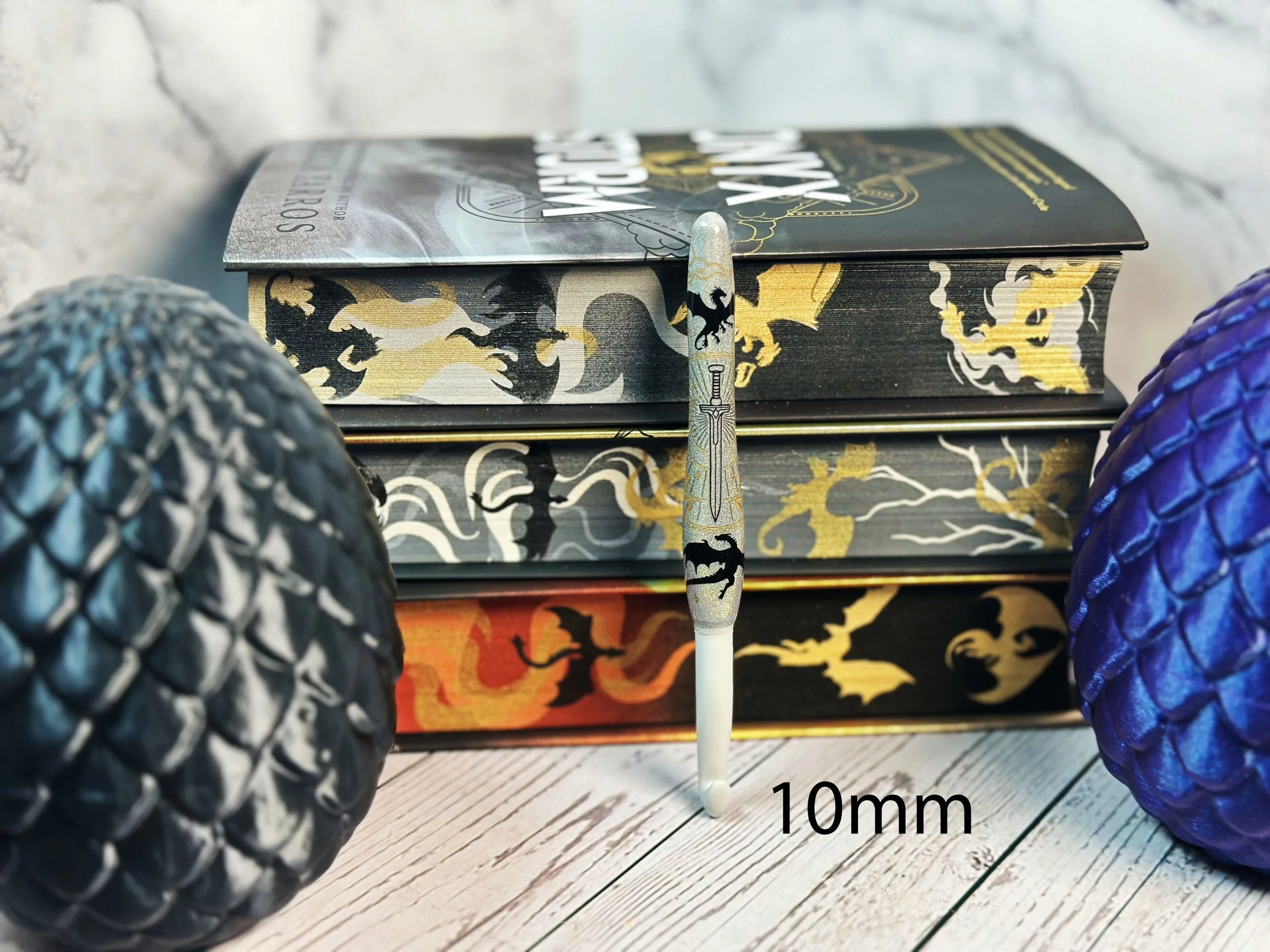 10mm Holographic Gray Fourth Wing