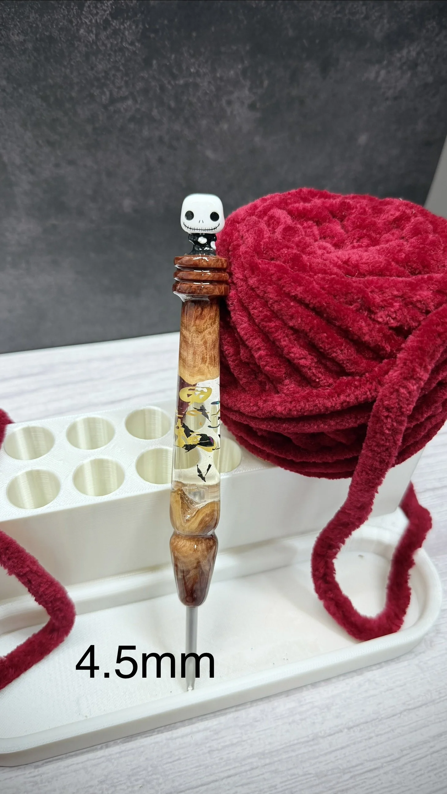 jack nbc wood handle halloween clover crochet hook.jpeg