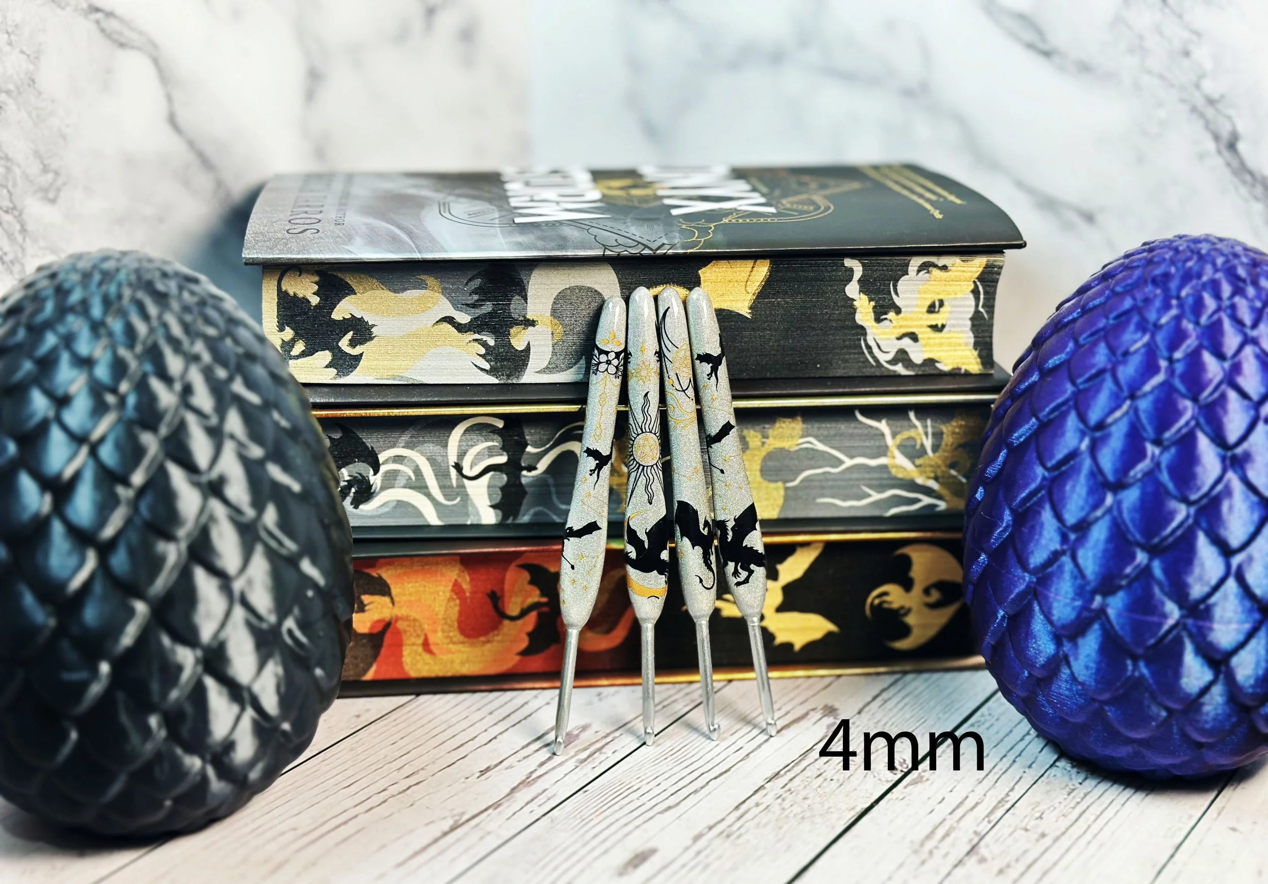 4mm Holographic Gray Fourth Wing