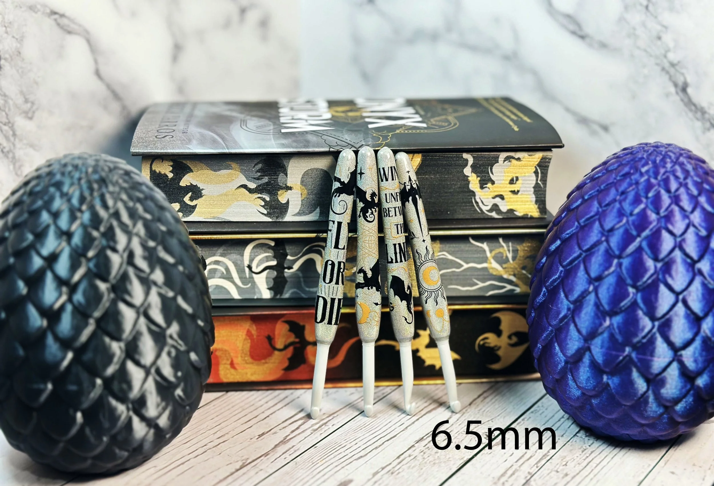 6.5mm Holographic Gray Fourth Wing