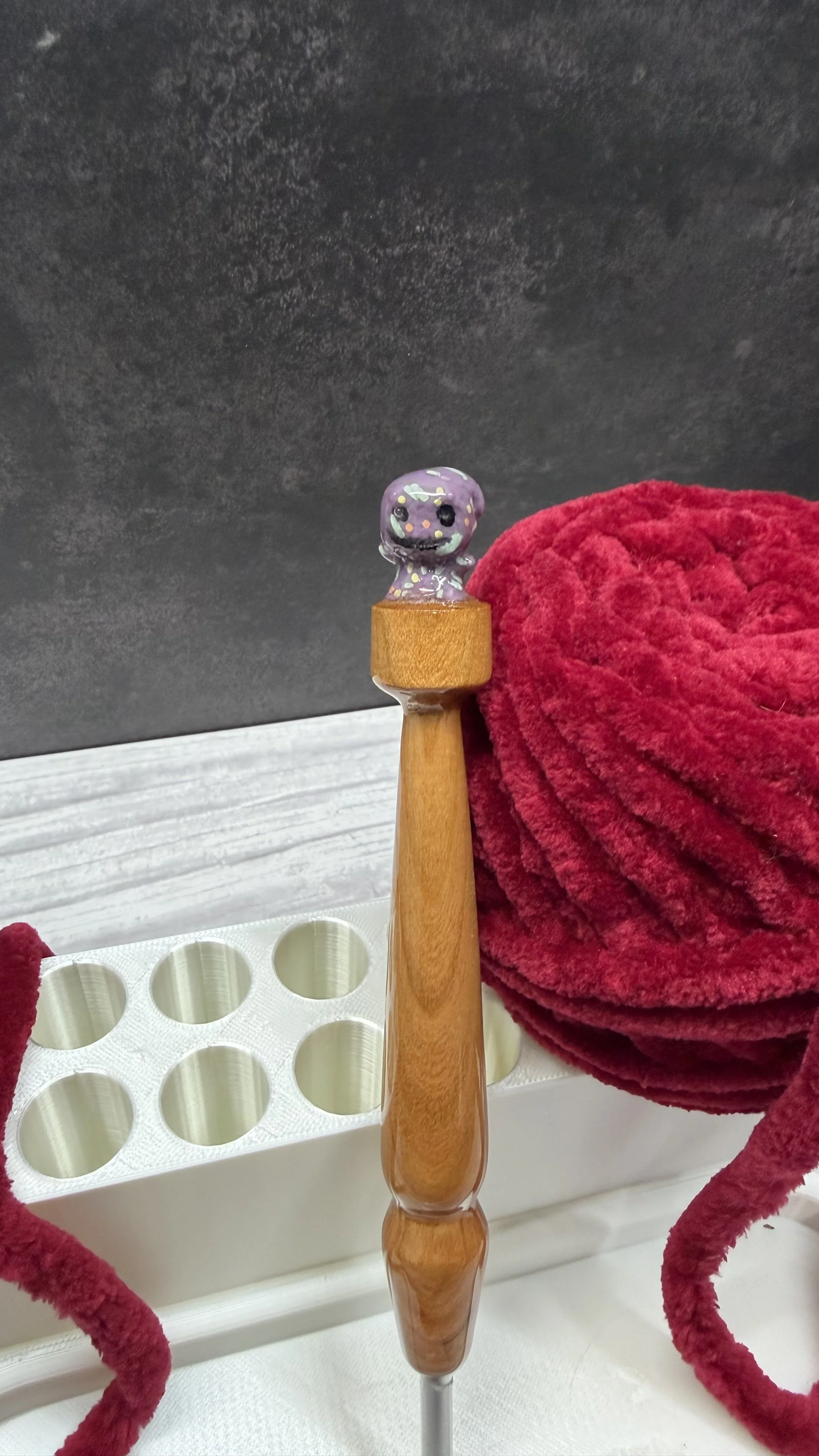 oogie nbc wood handle halloween clover crochet hook.jpeg