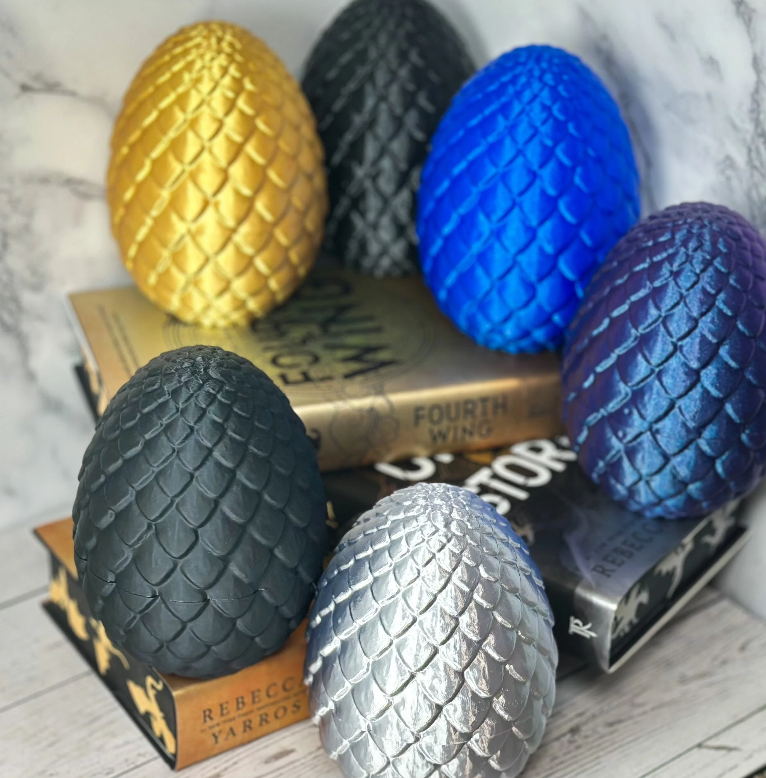 3D printed dragon eggs