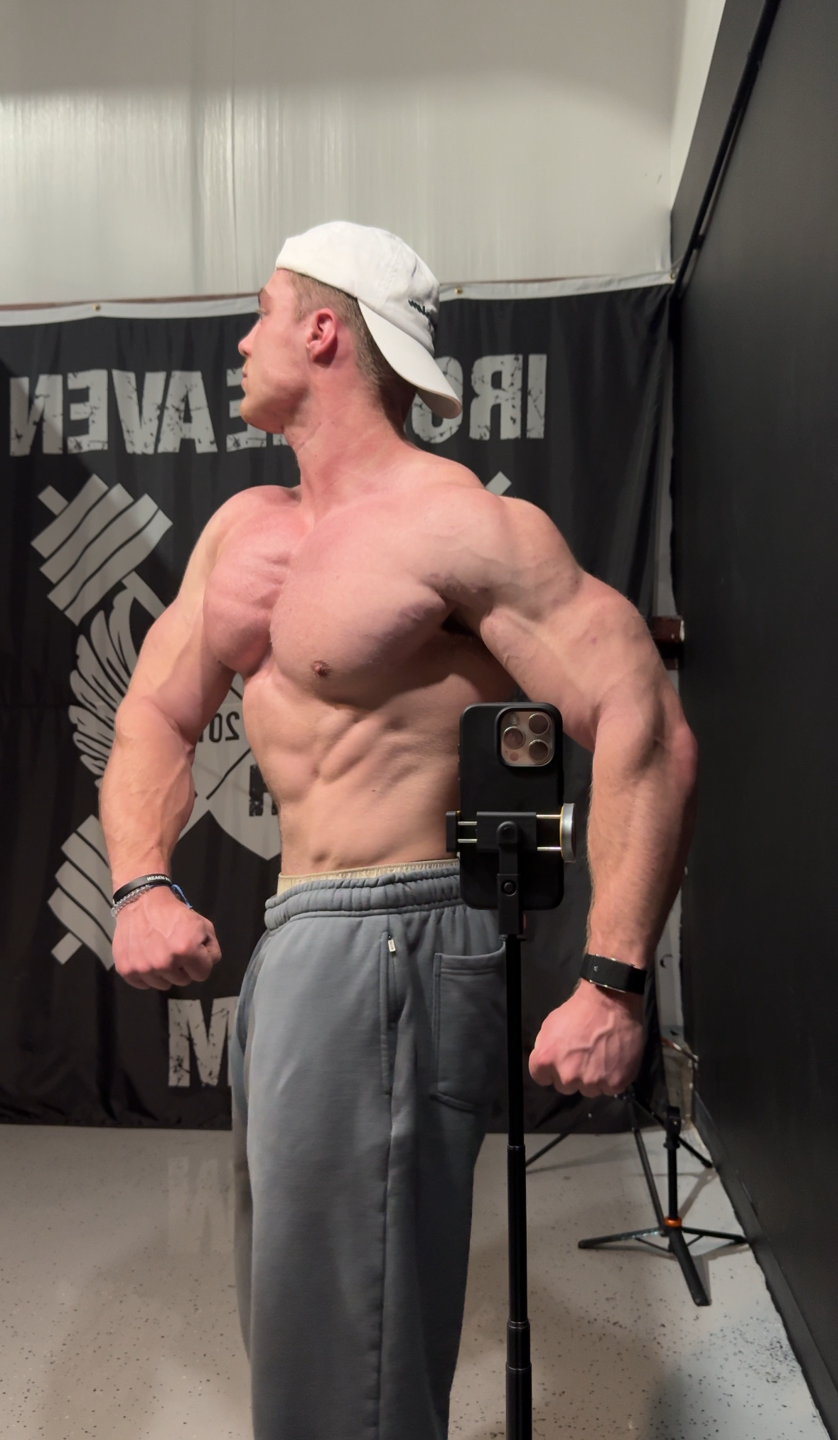 Pure Potential Fitness coach posing in gym studio
