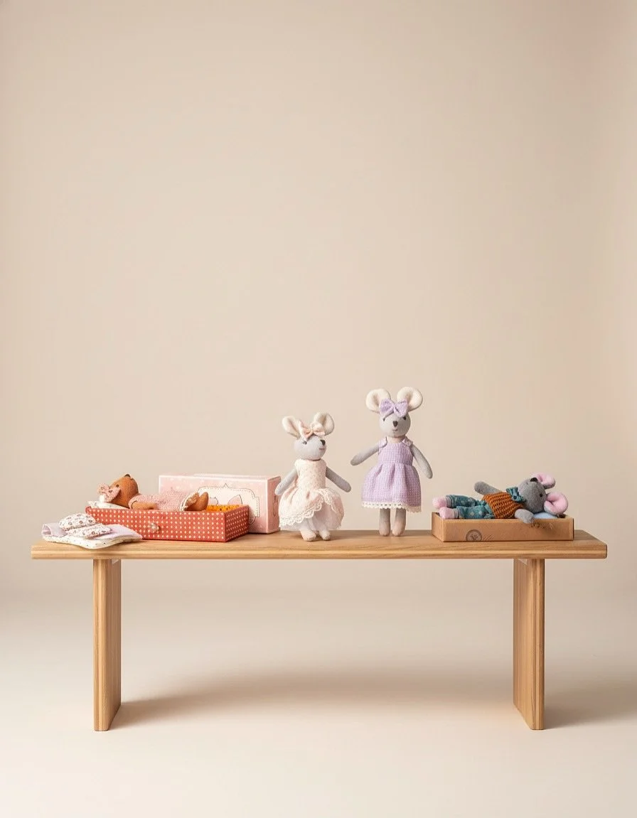 New tiny treasures from our friends at @levlovs &mdash; made for little hands and big imaginations 🐭