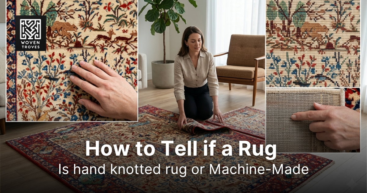 Hand Knotted Persian Rugs: Spot Handmade vs Machine