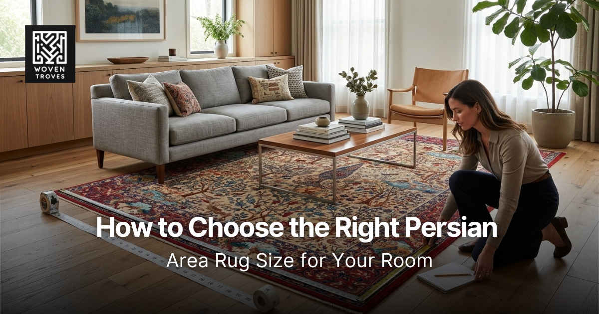 &nbsp;Area Rug Sizes Guide: Choose the Right Living Room Rug