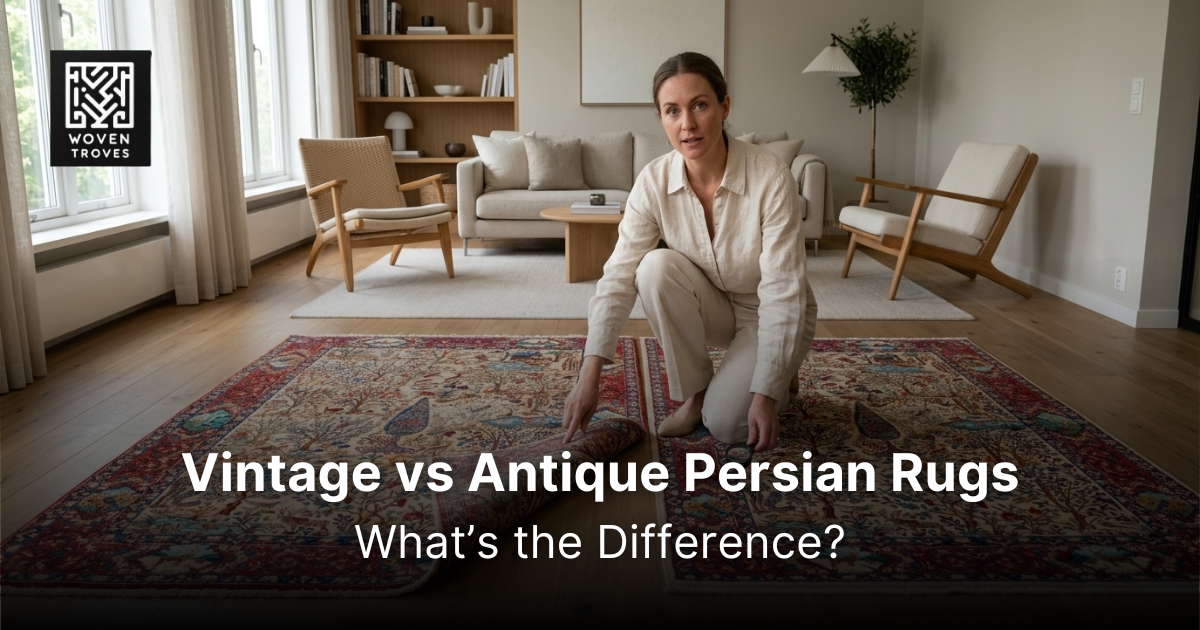 Vintage vs Antique Persian Rugs: What’s the Difference?