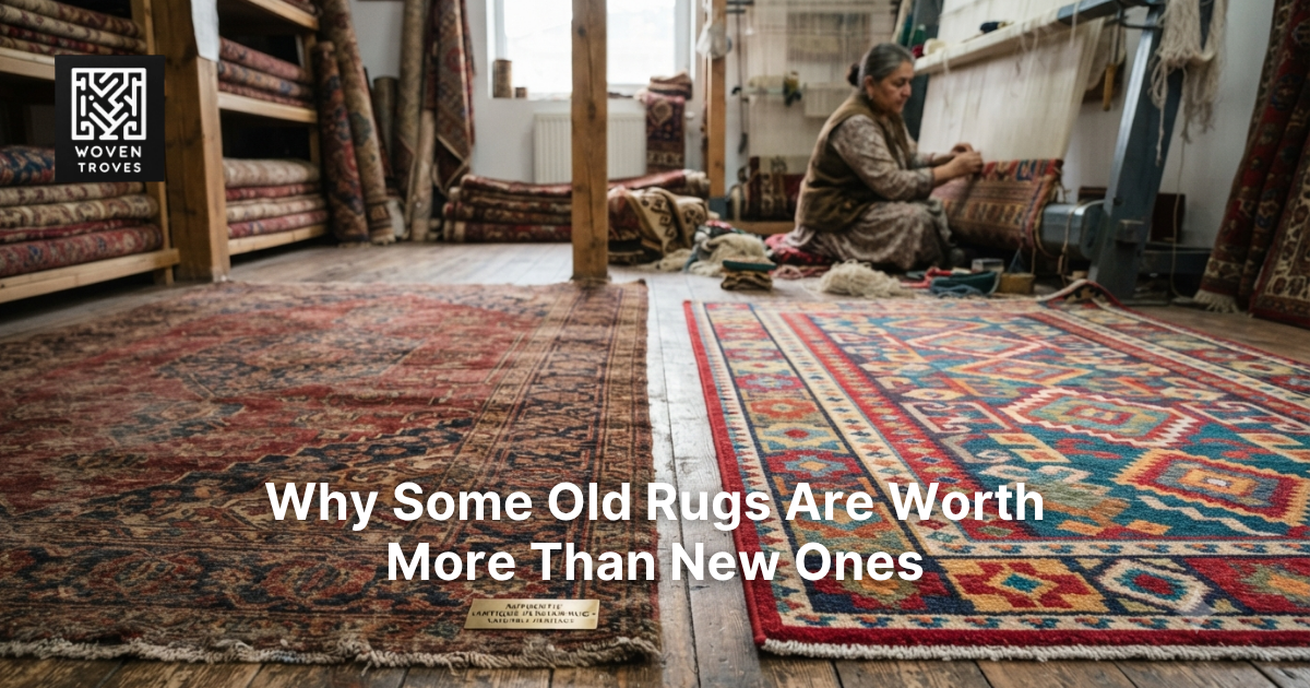 Why Some Old Rugs Are Worth More Than New Ones
