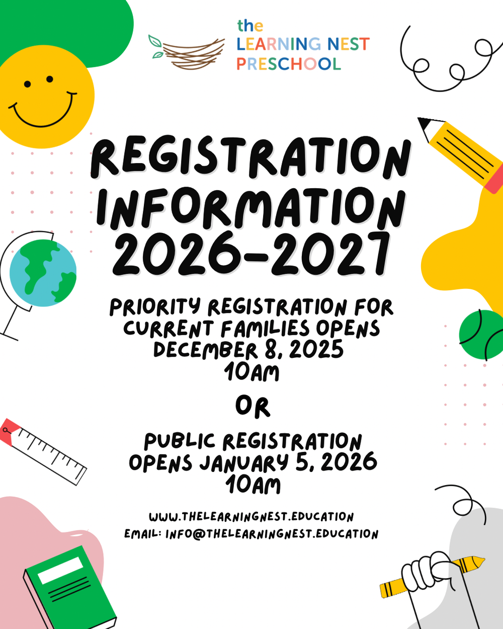 Registration — The Learning Nest