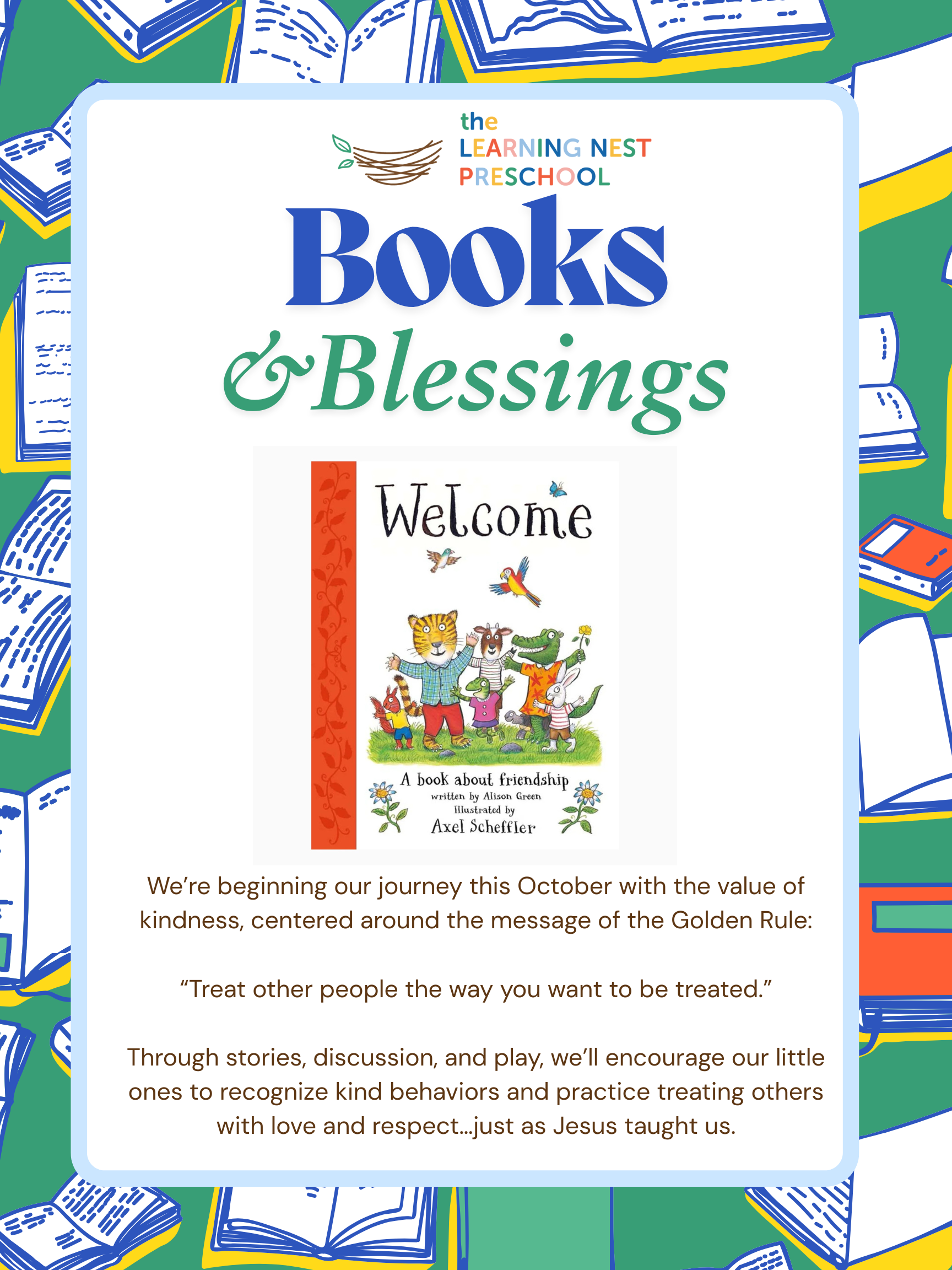 Books and Blessings: Nurturing Hearts and Minds