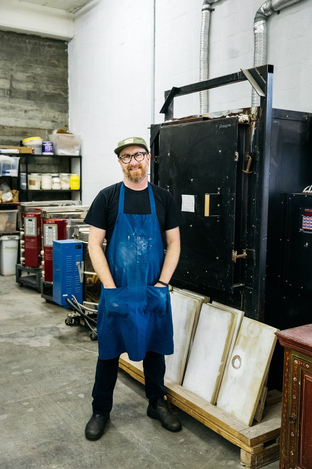 studio visit artist portrait of Scott Jennings by Allison Busch 