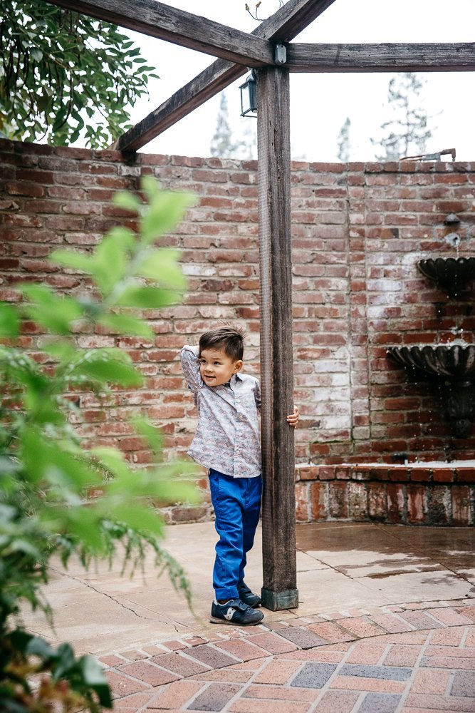 outdoor garden family photography session in Palo Alto, CA by Al