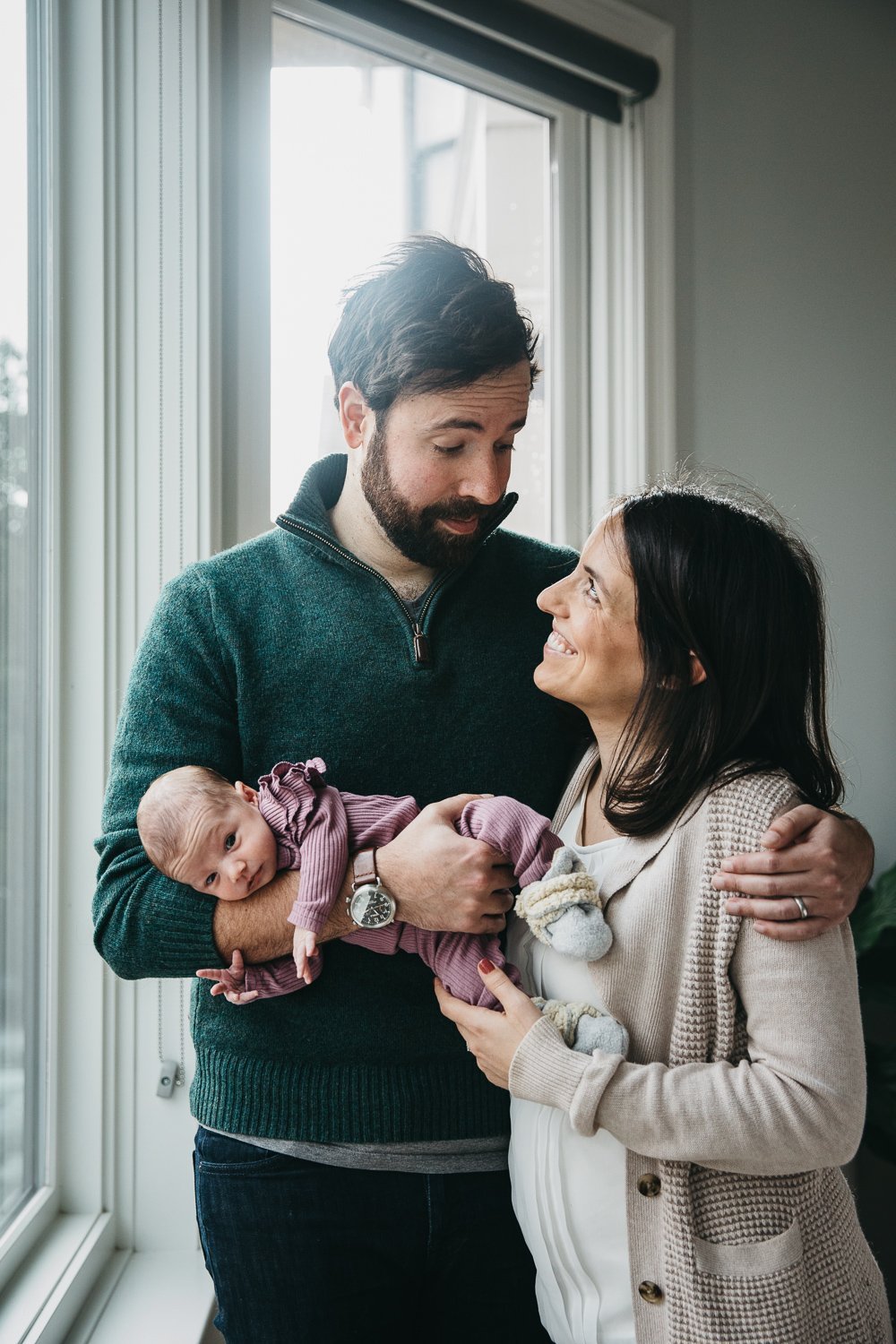 newborn home session in San Francisco by Allison Busch Photograp