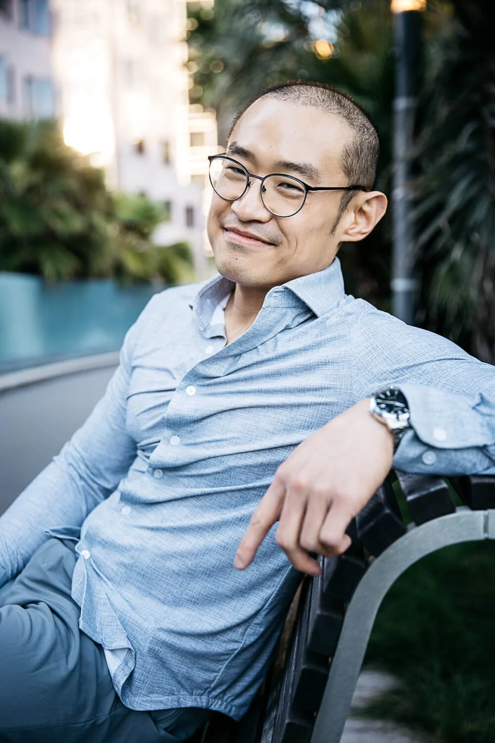 Dating app portrait session photos in San Francisco for Charlie