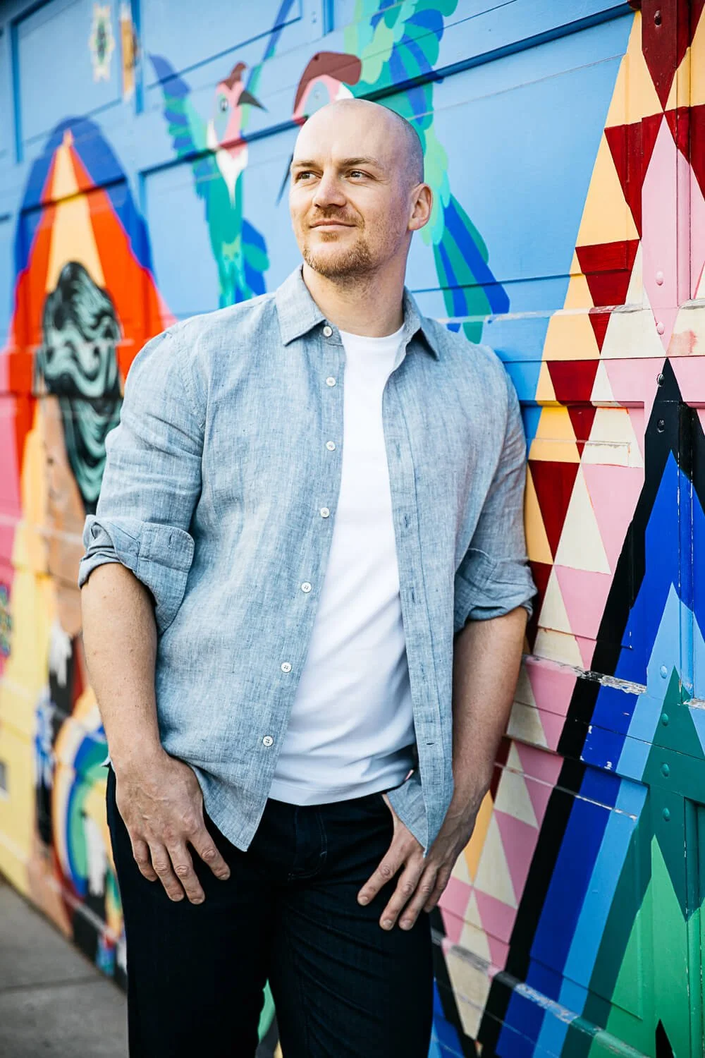 Online dating photo session in San Francisco for Marek