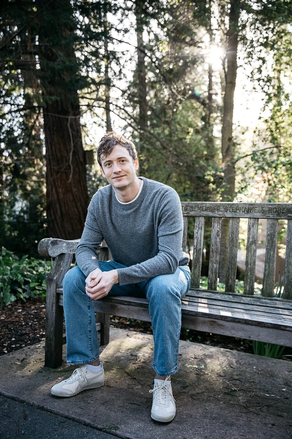 Outdoor dating app portraits in Oakland for Ted