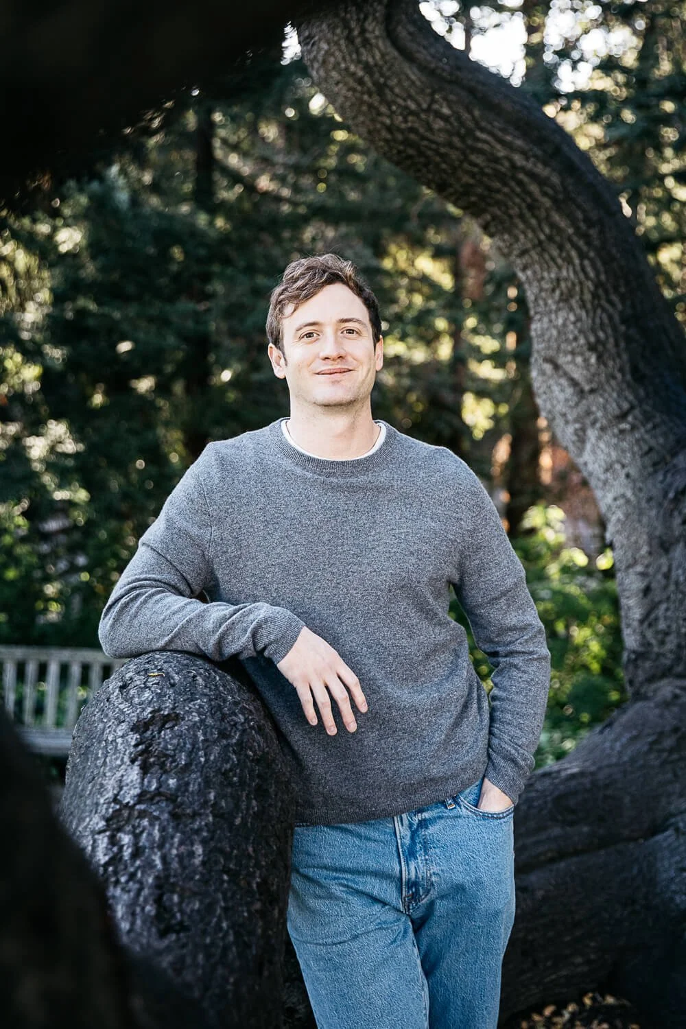 Outdoor dating app portraits in Oakland for Ted