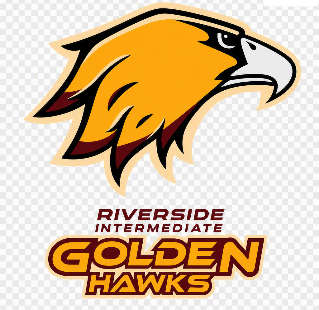 RIVERSIDE INTERMEDIATE T-SHIRT: GOLDEN HAWK HEAD