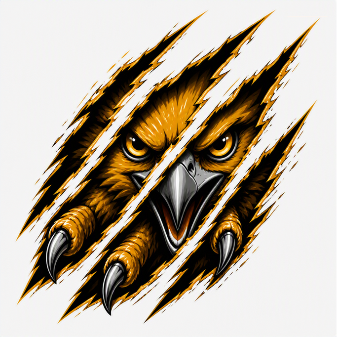 RIVERSIDE INTERMEDIATE T-SHIRT: HAWK SCRATCH