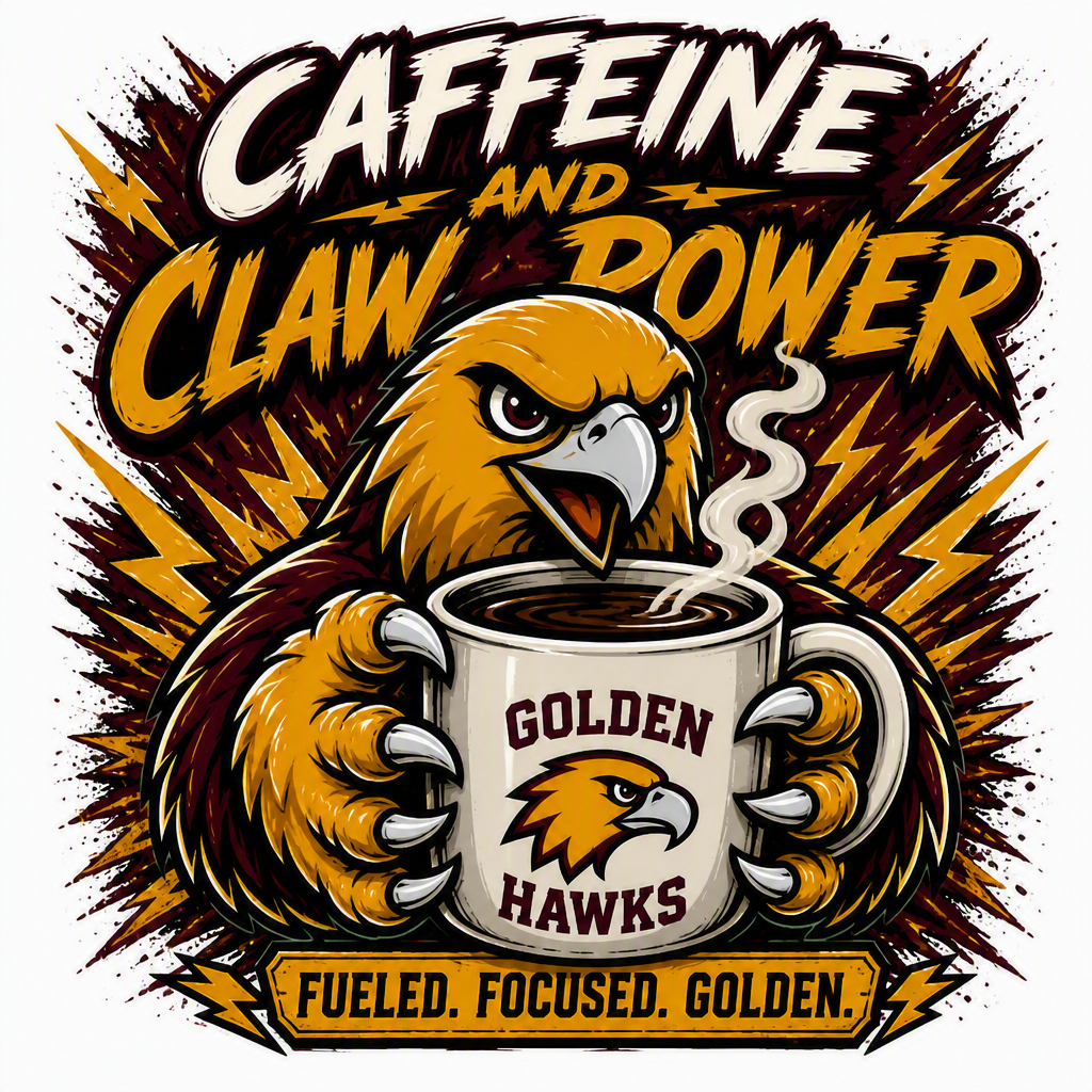 RIVERSIDE INTERMEDIATE T-SHIRT: CAFFEINE AND CLAW POWER