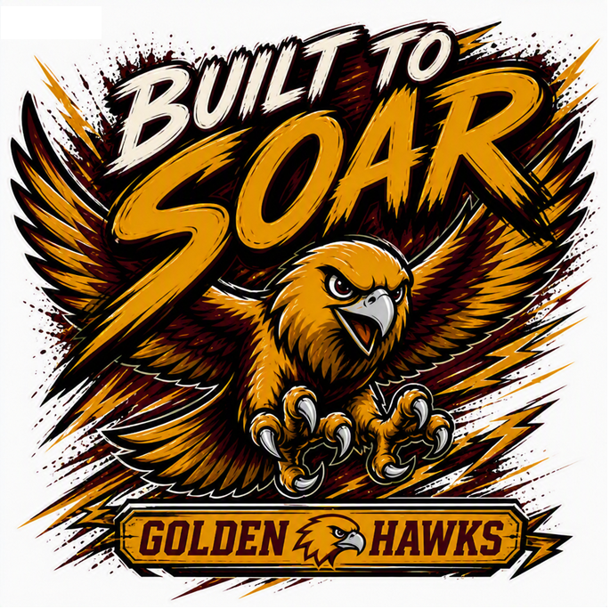 RIVERSIDE INTERMEDIATE T-SHIRT: BUILT TO SOAR