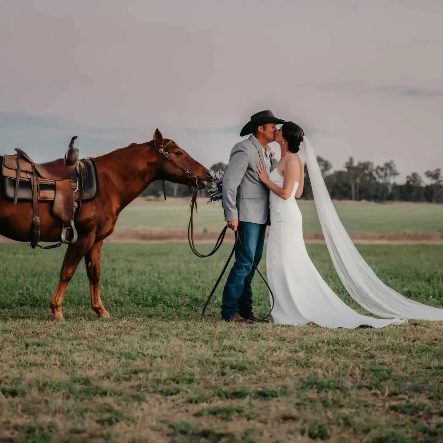 Mr and Mrs Wormwell, the King and Queen of the horse cutting world 🙌❤️

This elopement was a vibe, and it was an honour to celebrate with them and just a few.🙌 

I don&rsquo;t just write ceremonies, I make them hit in the feels, have you hanging of