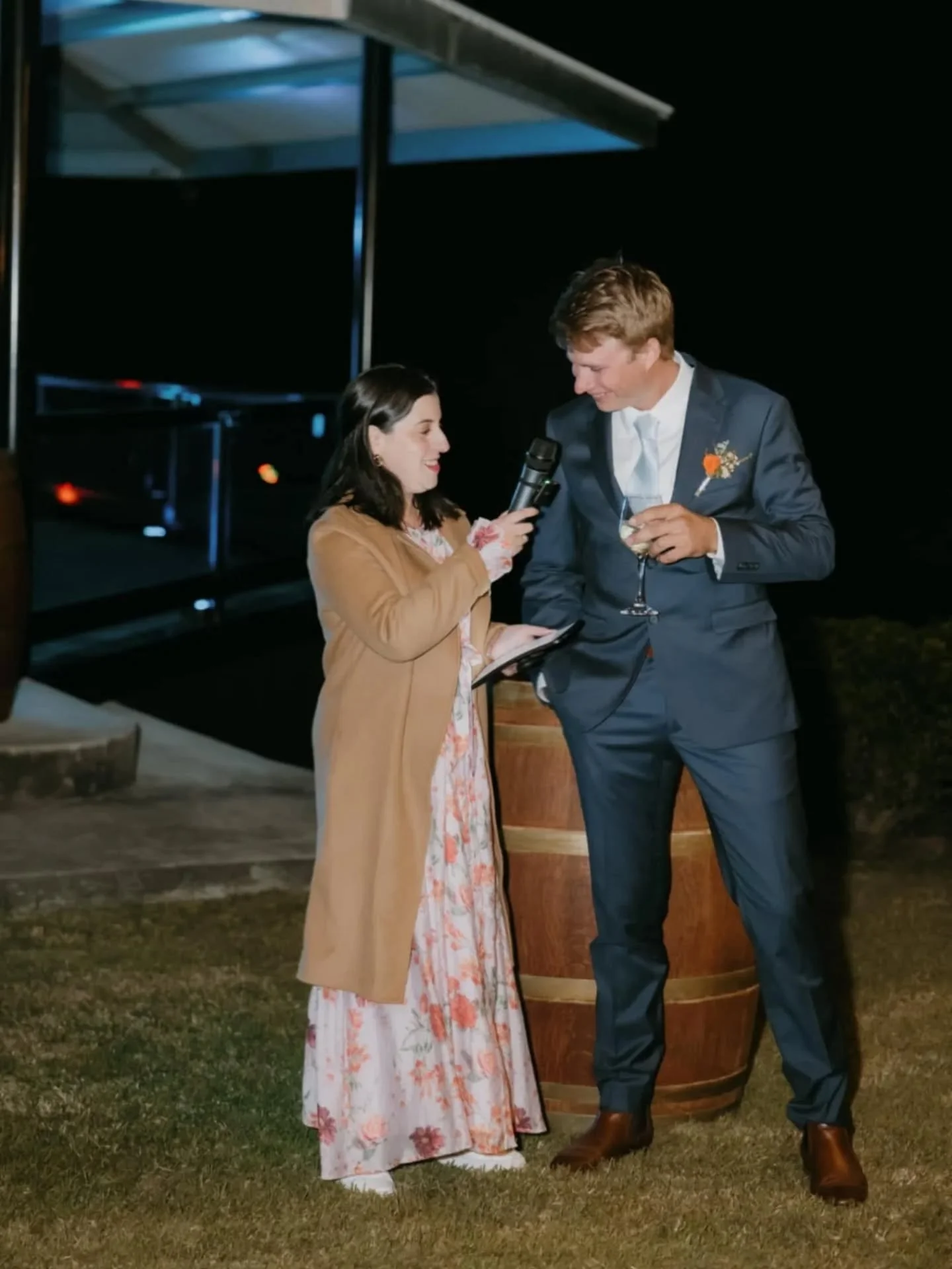 This was the face of a best man who definitely wasn&rsquo;t aware that I'd done my homework on his and Ben's Territory adventures 😏 Sorry not Sorry, Ryan 💁&zwj;♀️

As you can see from the third pic, it was fun vibes the whole time. 🫶 

FYI: I rece