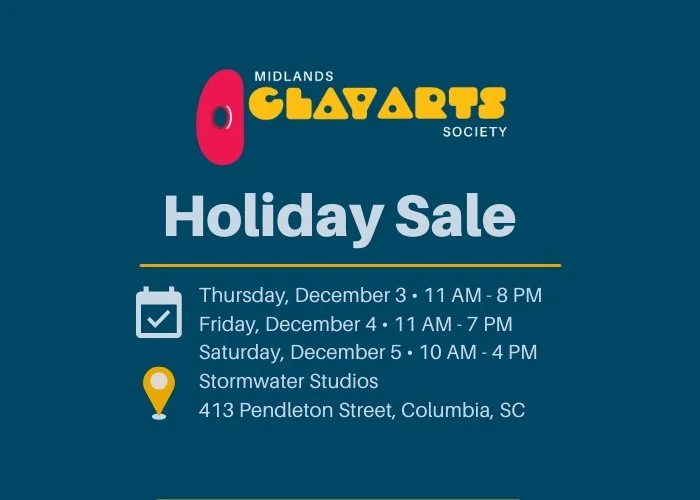 Midlands Clay Arts Holiday Sale: Day 2