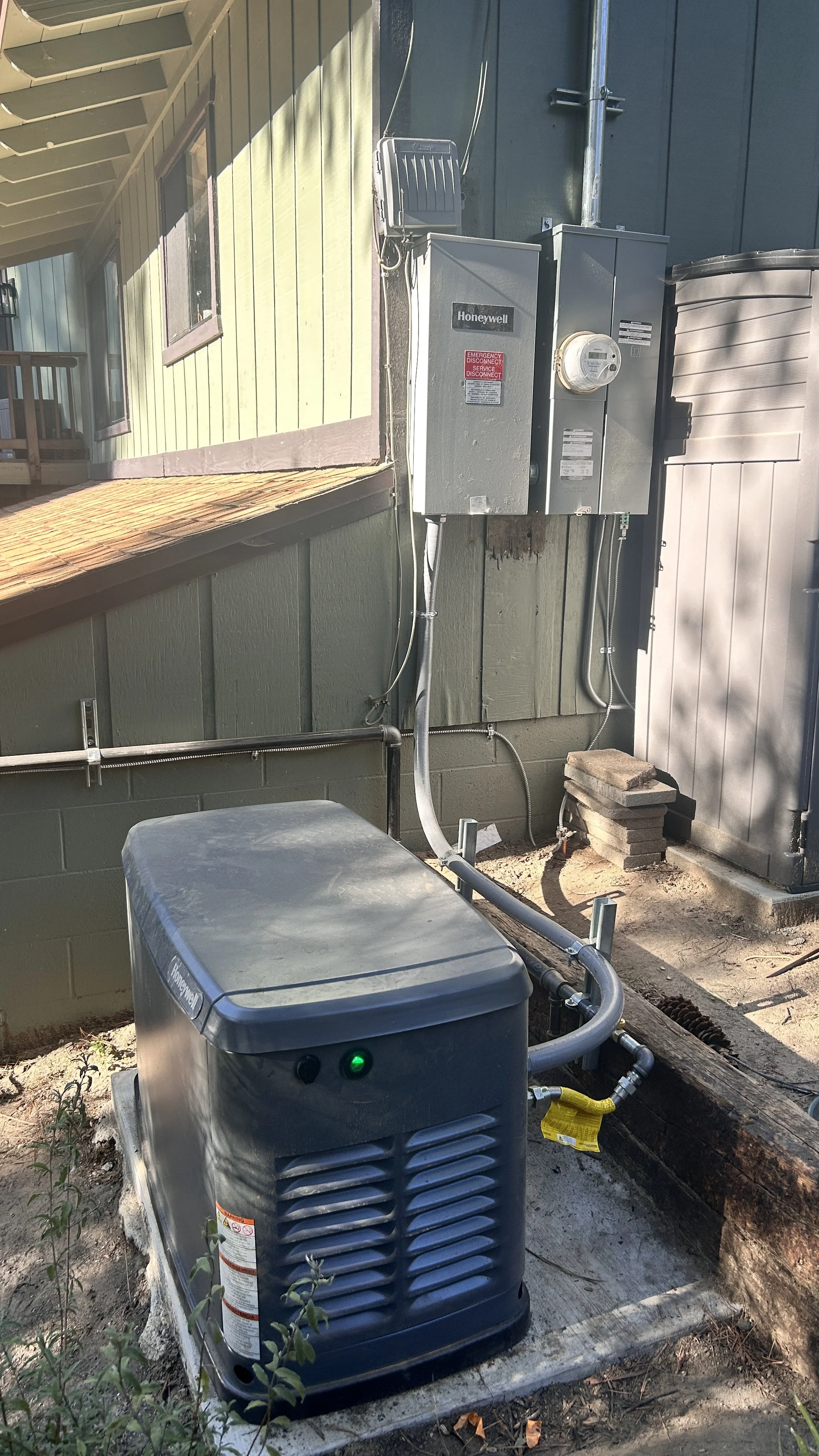 22 kW Honeywell Generac with a 200a automatic transfer switch
