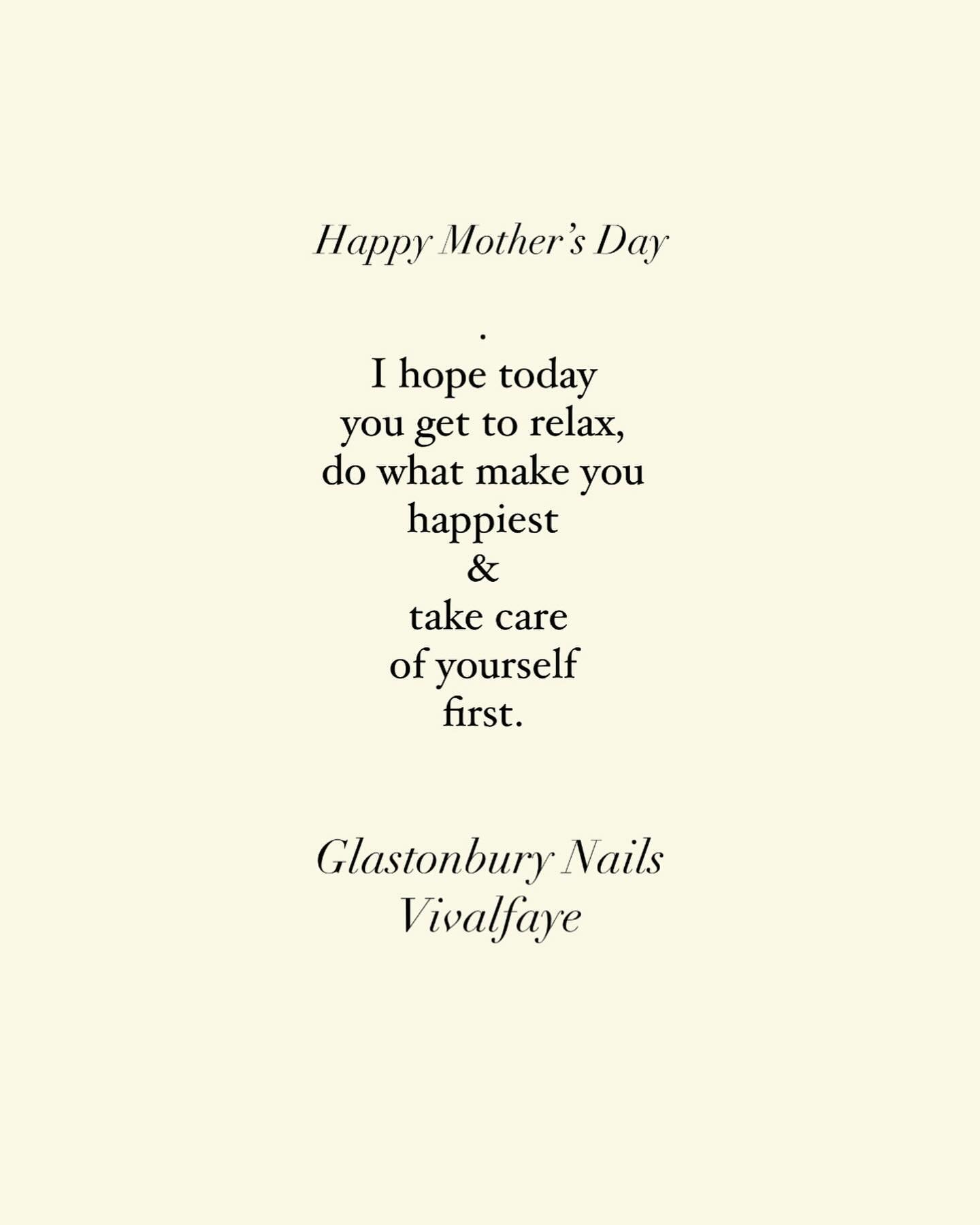 Happy Mother&rsquo;s Day! #lessismore #minimalist #mothersday #takecareofyourself #momma #glastonburyct #glastonburynails #momlife