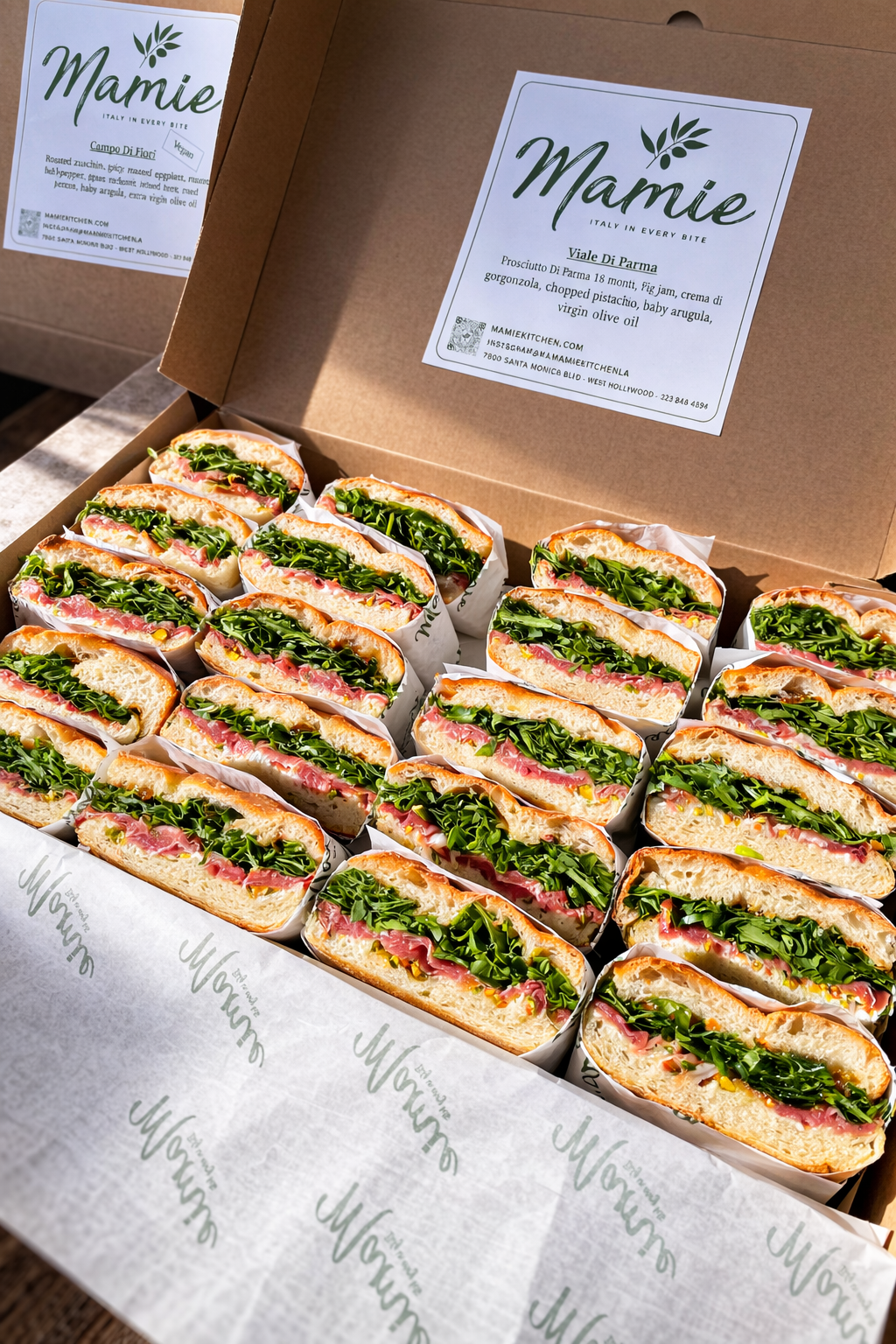 Mamie catering spread