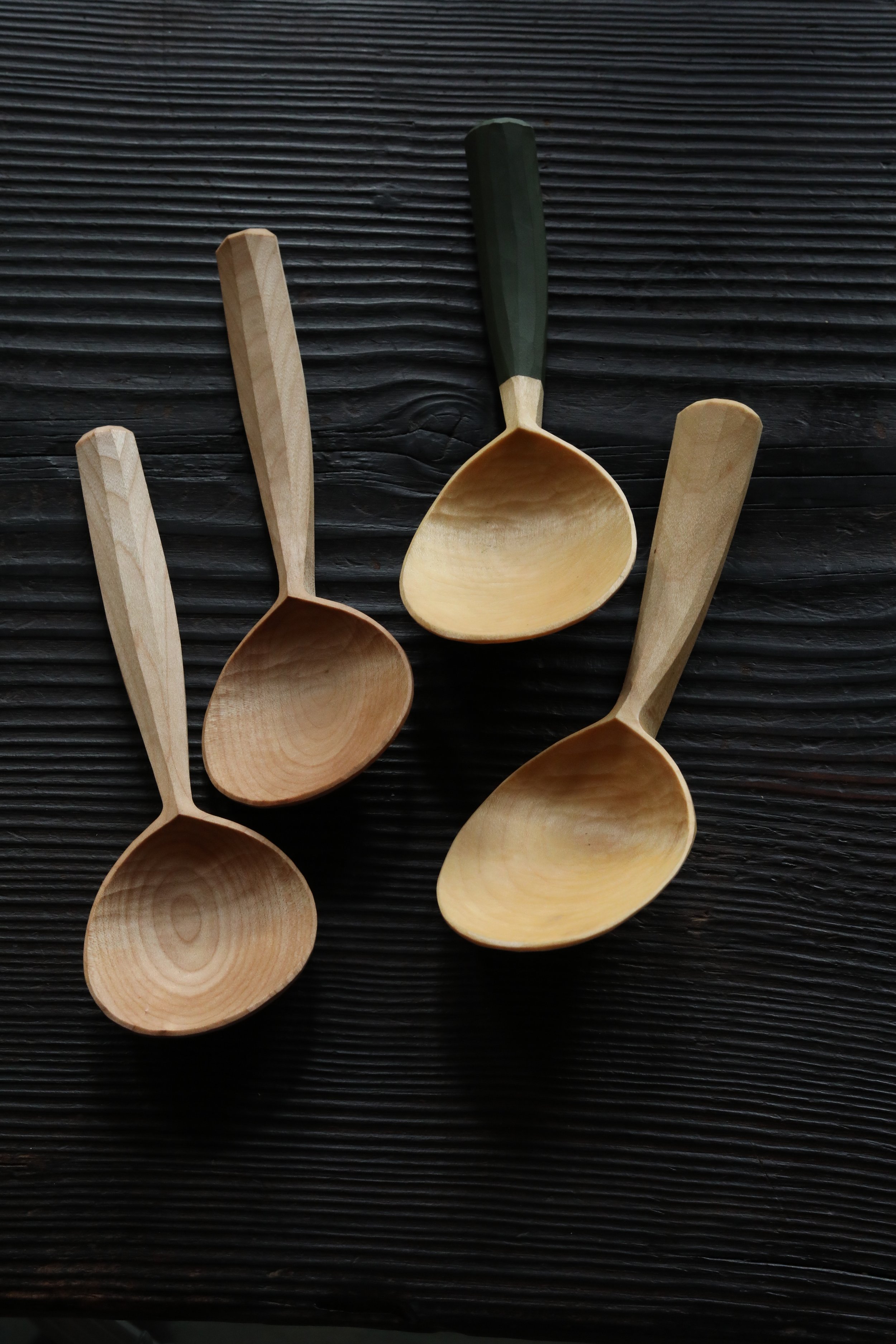 Maple Serving Spoons - Shorties