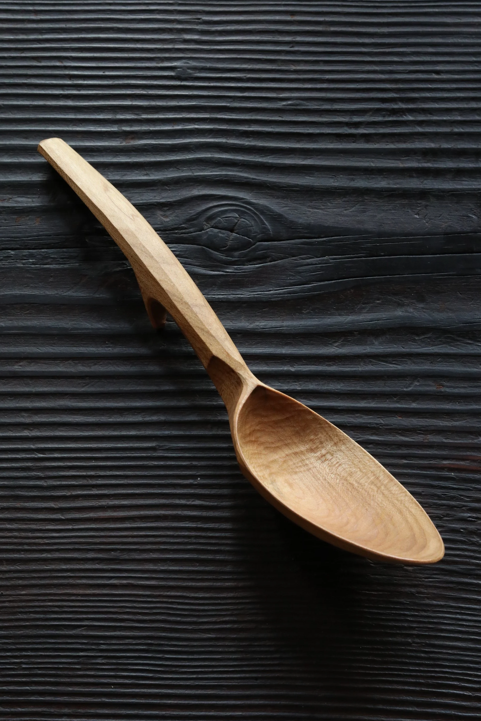 Maple Serving Spoon with Pot Hook
