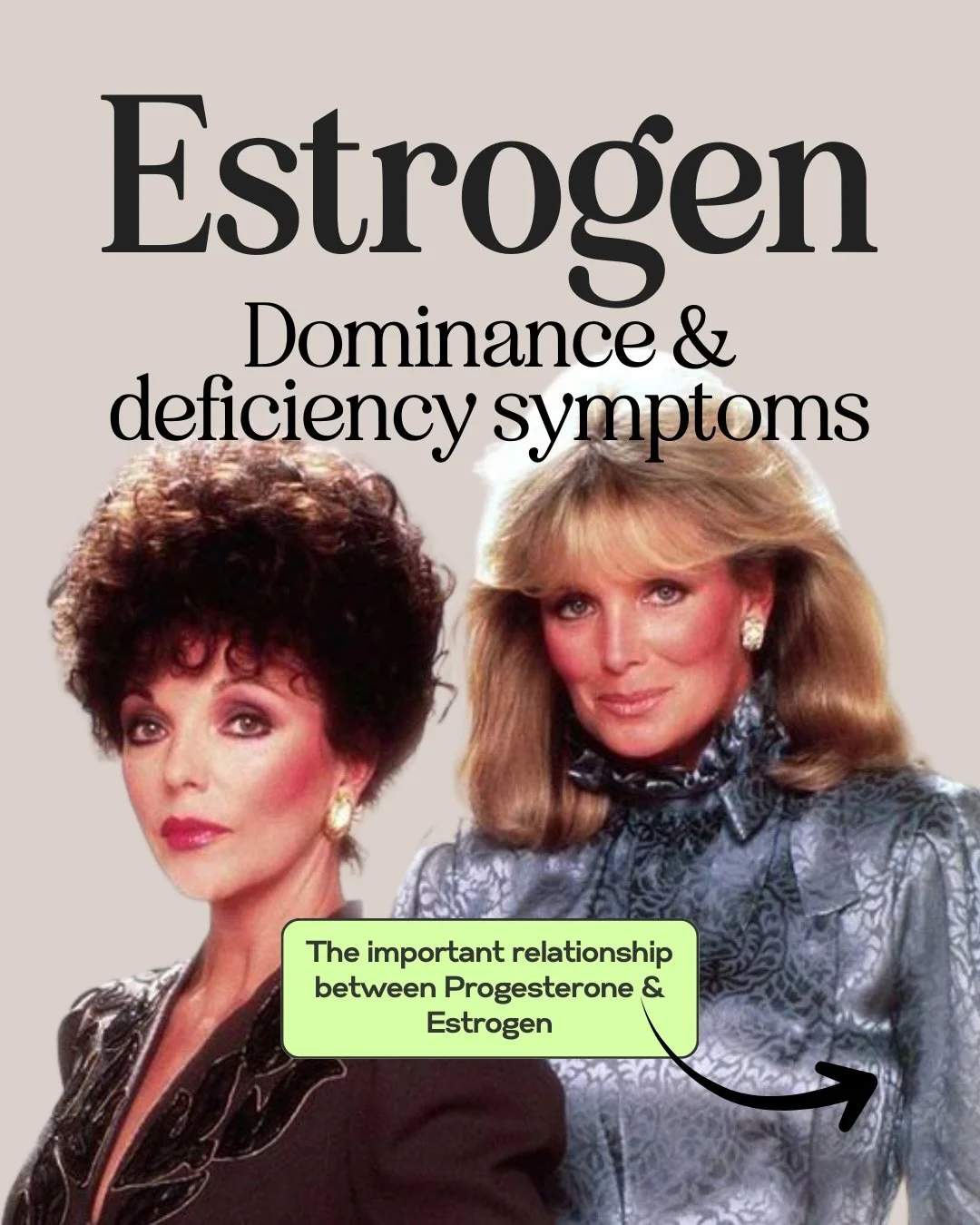 Often in the early stages of Perimenopause women are actually Estrogen dominant! 

Meaning they have excessively high levels of estrogen in comparison and in ratio to Progesterone levels. 🫠
Whilst it&rsquo;s often thought of as a time when your ovar