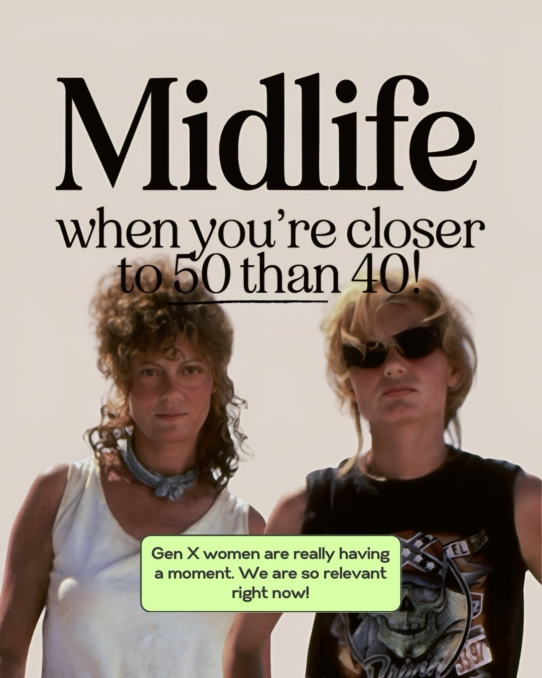 The midlife metamorphosis 💥 💫 
An opportunity. A time of shifting focus, transformation, established confidence, sharing, integration, spaciousness, remembering, renewed purpose, power and knowing oneself.

But first, you might have to go through s
