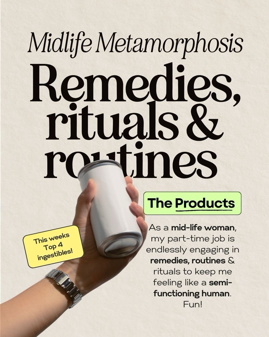 FACT: Life when you&rsquo;re a woman closer to 50 than 40 exists of a methodical regime of anything and everything I can do and take to make me feel like I&rsquo;m a semi-functioning human . aka my most vibrant fabulous self! 🤗
It&rsquo;s my new par
