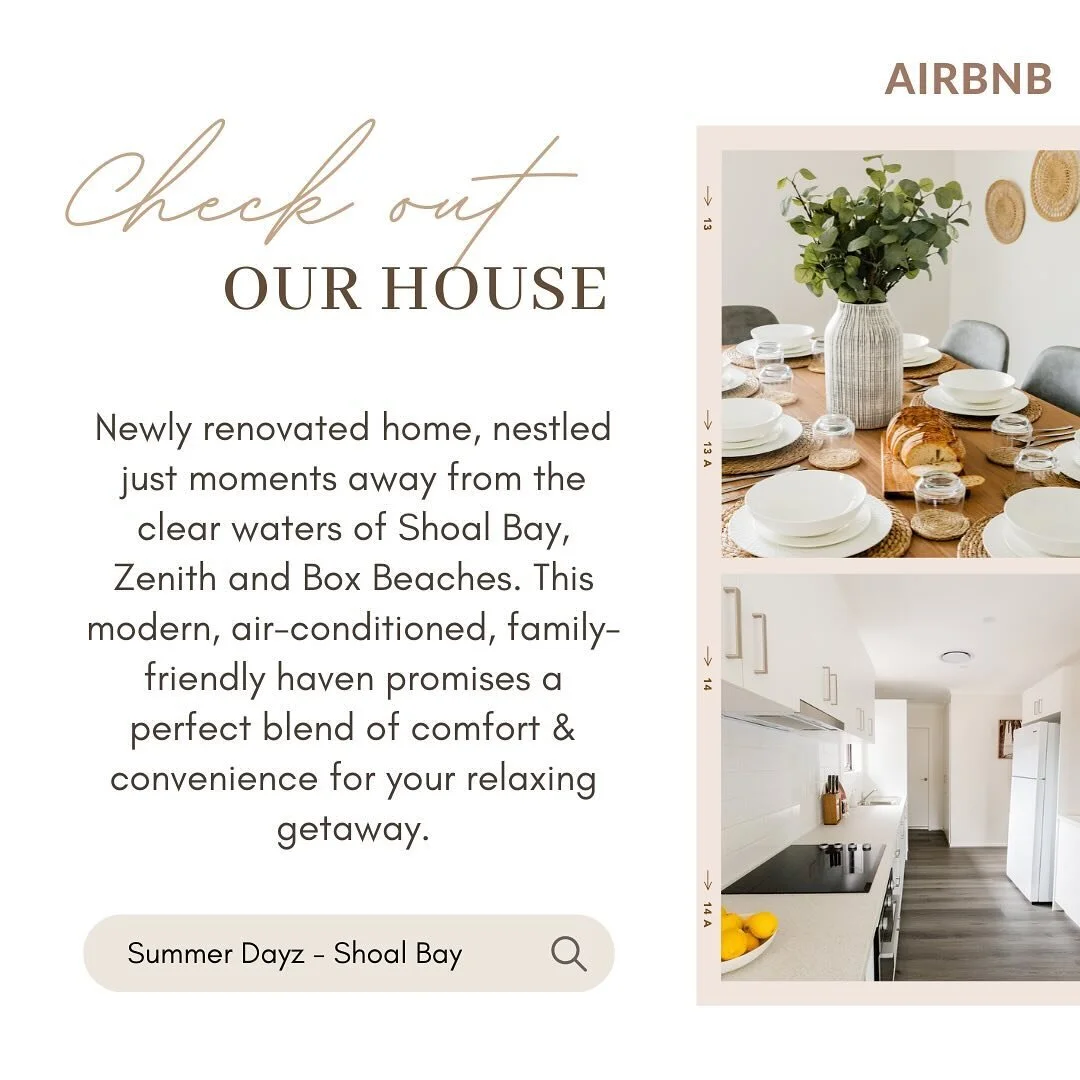 Check out our new, family friendly space. Your &lsquo;home away from home&rsquo; in beautiful Port Stephens. Shoal bay is just 2.5 hours from Sydney, making it the perfect location for a quick weekend getaway or a restful week long break.

There is p