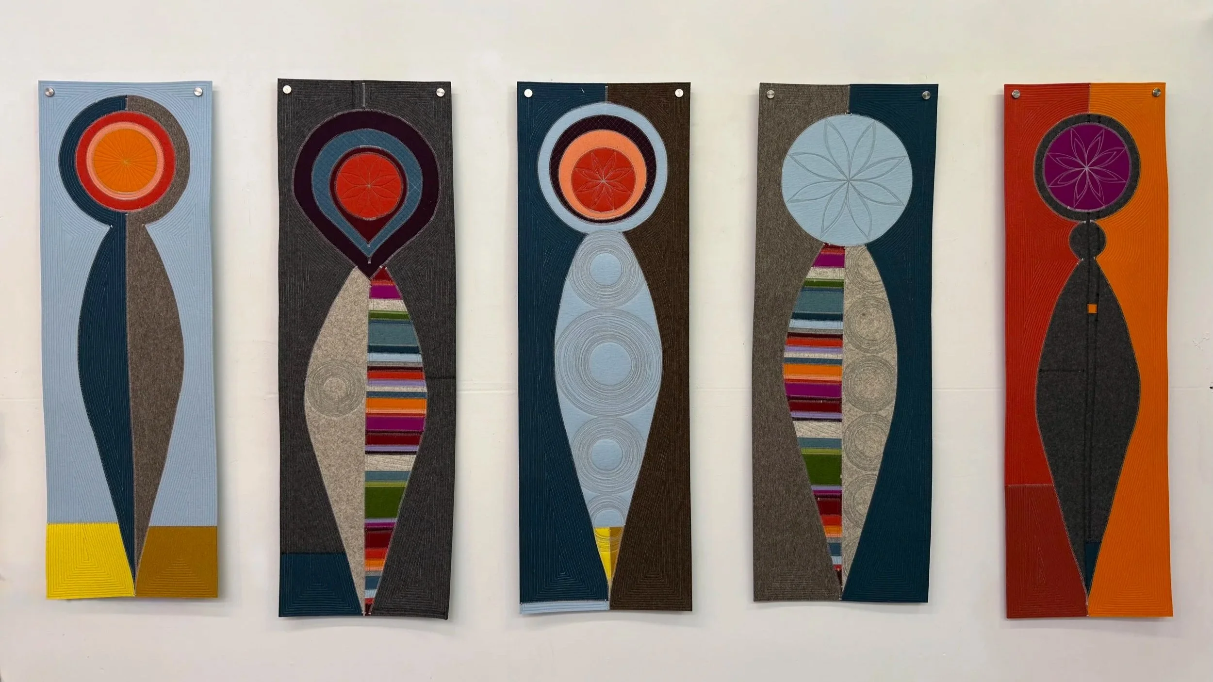 ode to rex #1 - 5 • 17" x 60" • sold