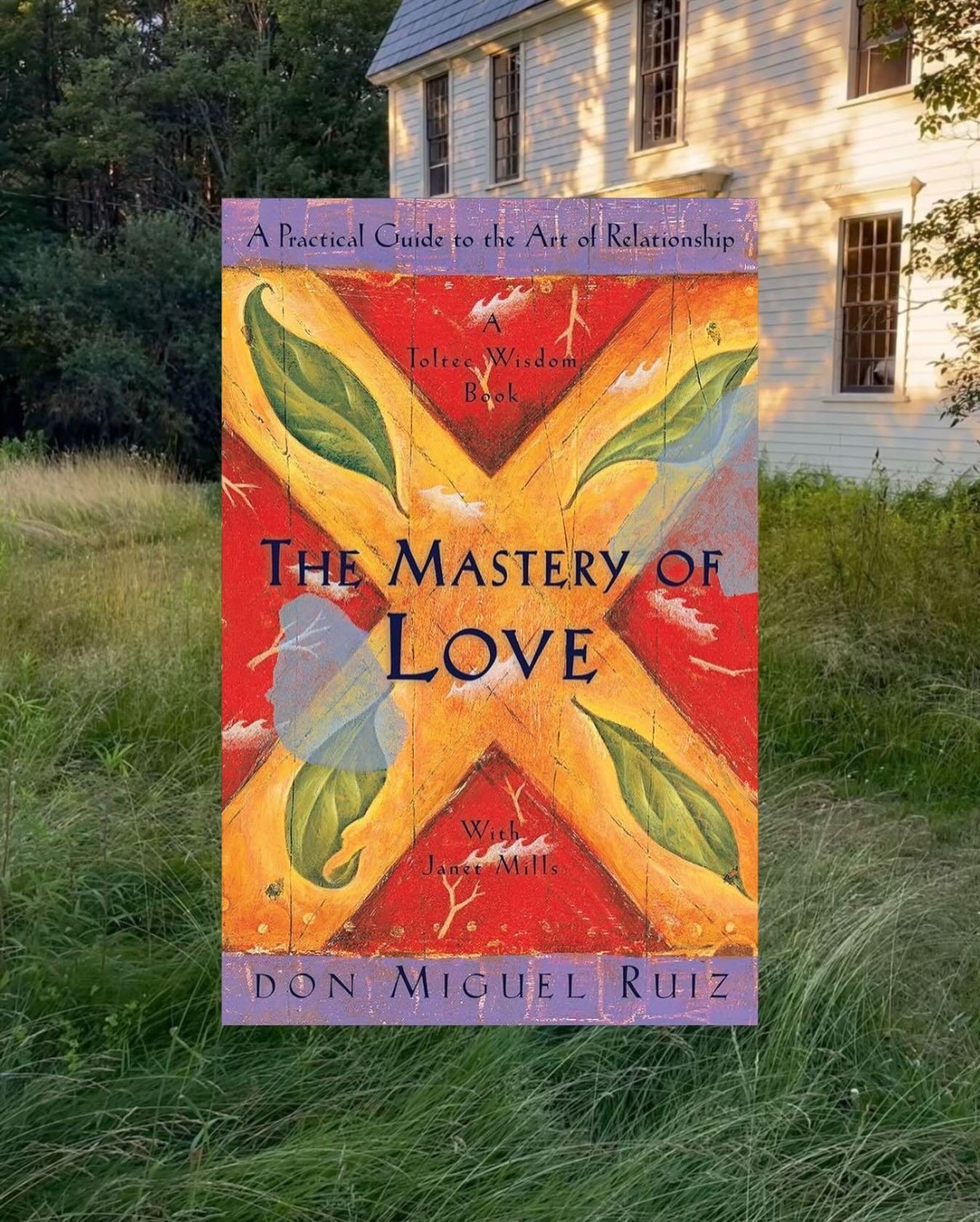 The Mastery of Love by Don Miguel Ruiz is one of my all time favorite books. I reread it constantly because I believe I am here on Earth to love others. It breaks down the soul sickness we all have and ways to overcome it to treat others the way our 