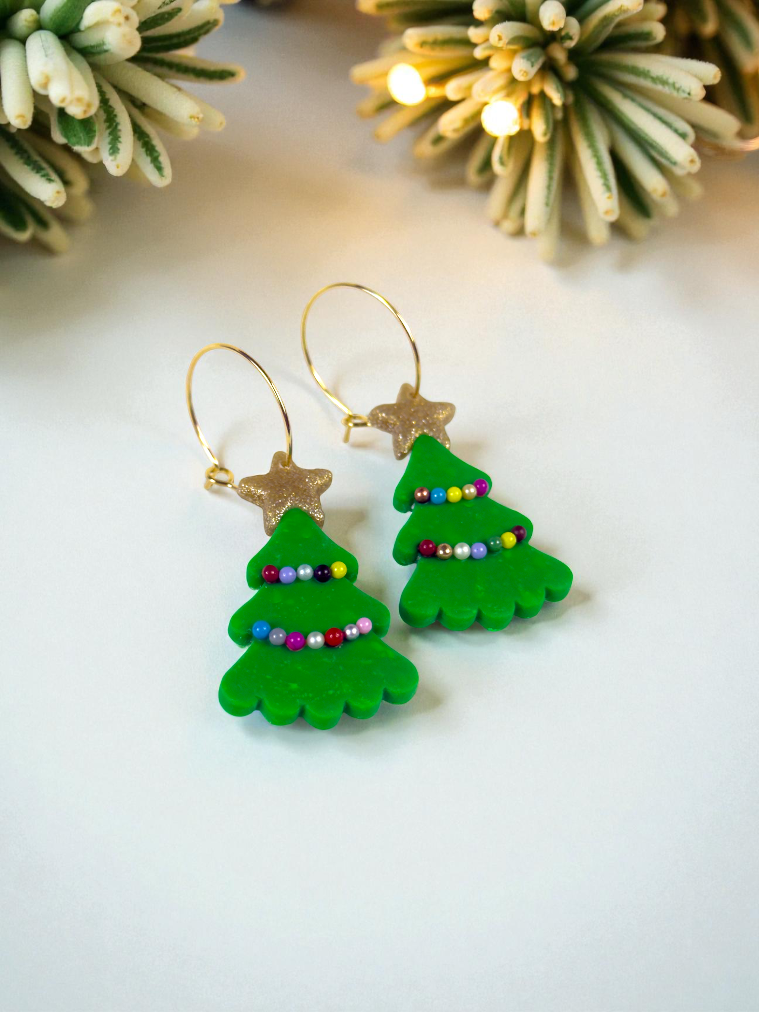 Classic Green Christmas Tree Dangles