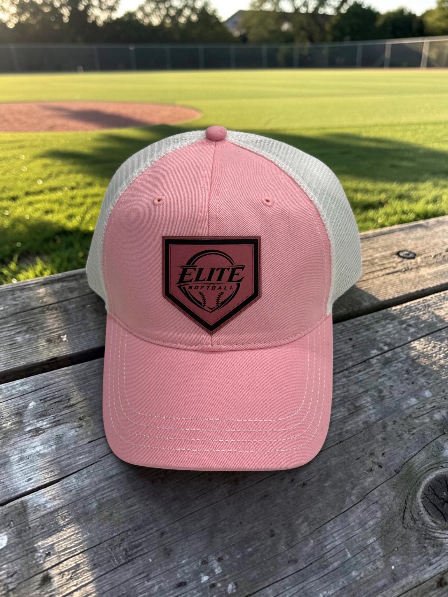 Pink Elite Softball Cap