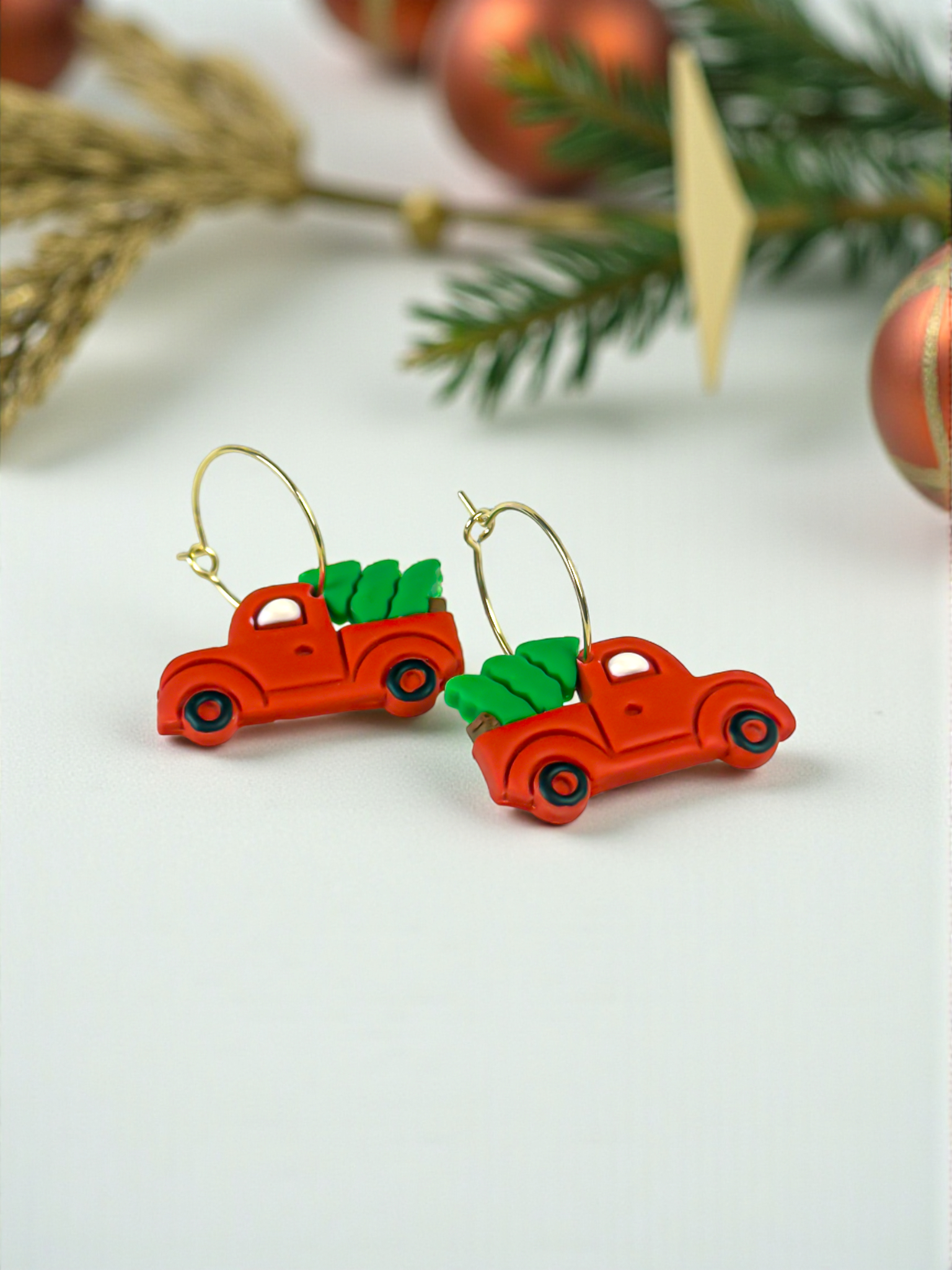 Red Truck and Tree Hoops