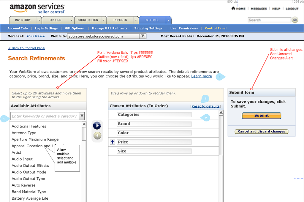 Search Refinements
