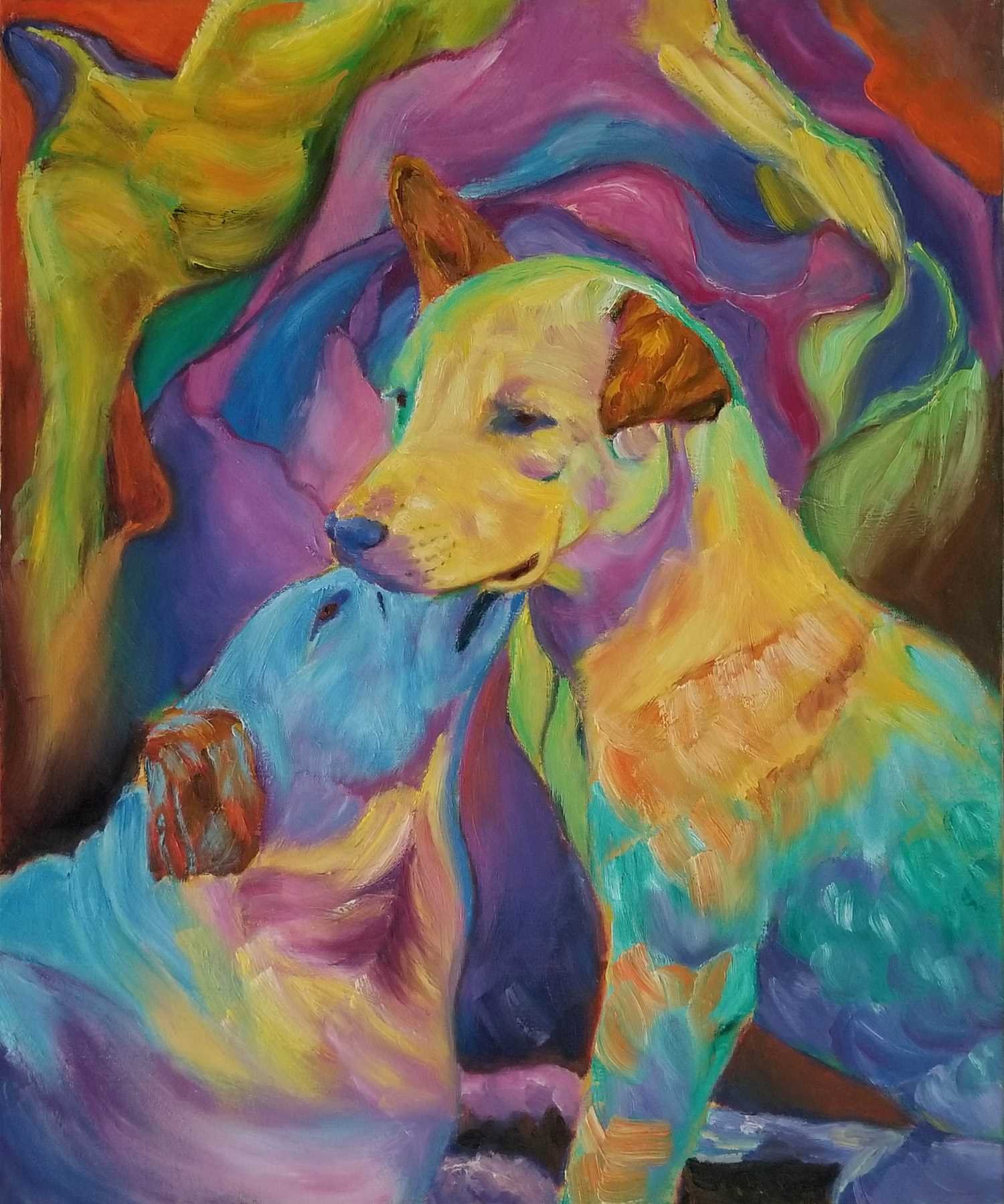 Tales Unspoken | 2023 | Oil on canvas | 60 x 50 cm