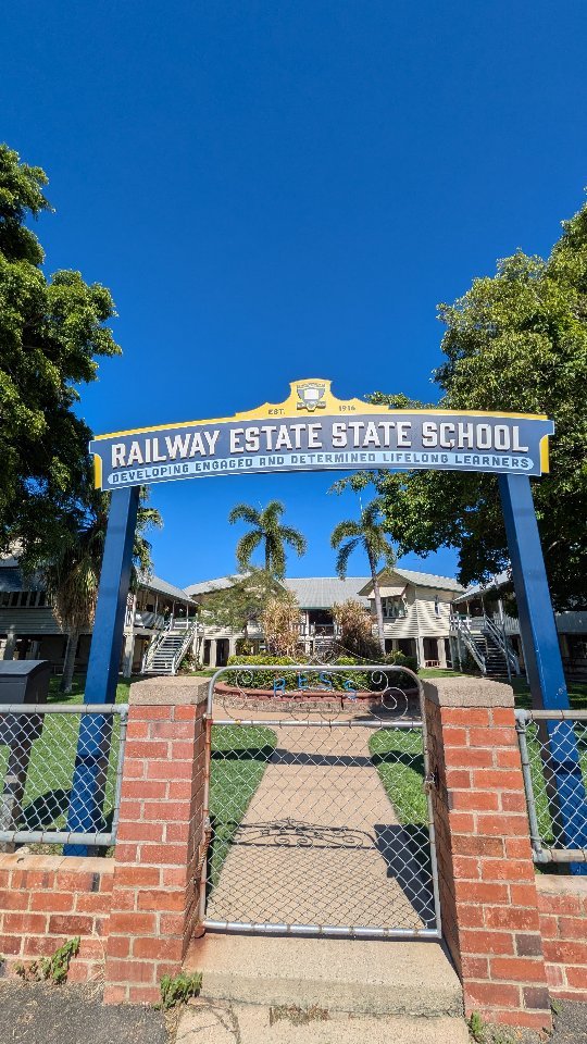 Keeping Railway Estate School in tip-top shape and ready for the new school year because nothing says 'welcome back, kids!' like freshly trimmed hedges and perfectly mowed lawns.