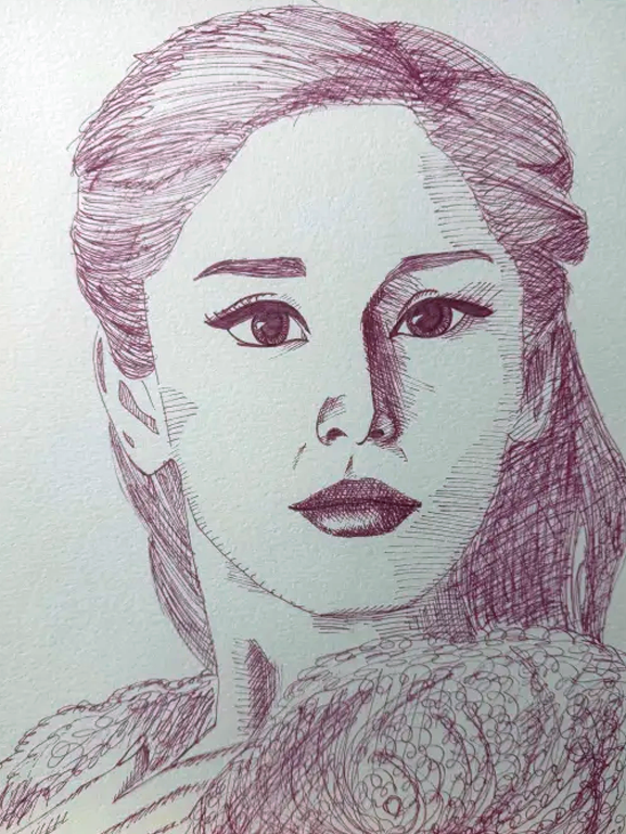 Ink Portrait - Headshot