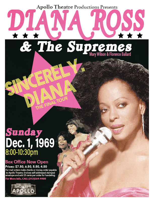 Diana Ross Concert Poster