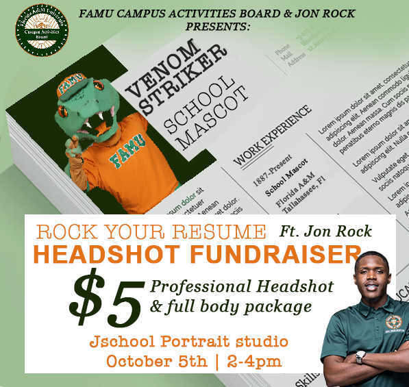Headshot Fundraiser Graphic